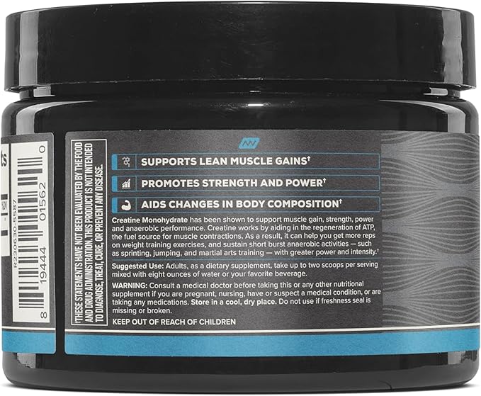 ONNIT Creatine Monohydrate Powder – 5g Premium Creatine for Muscle Strength, Power & Lean Mass, Supports Brain Health & Cellular Energy, Unflavored, 30 Servings, 5.29 oz