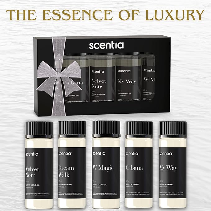 My Way Hotel Diffuser Oil | Aromatherapy Fragrances Inspired by 5-Star Hotels | Luxurious Scents Gift Set-5x20ml Bottles Set-The 1 Hotel Miami Beach & 5-Star Hotels