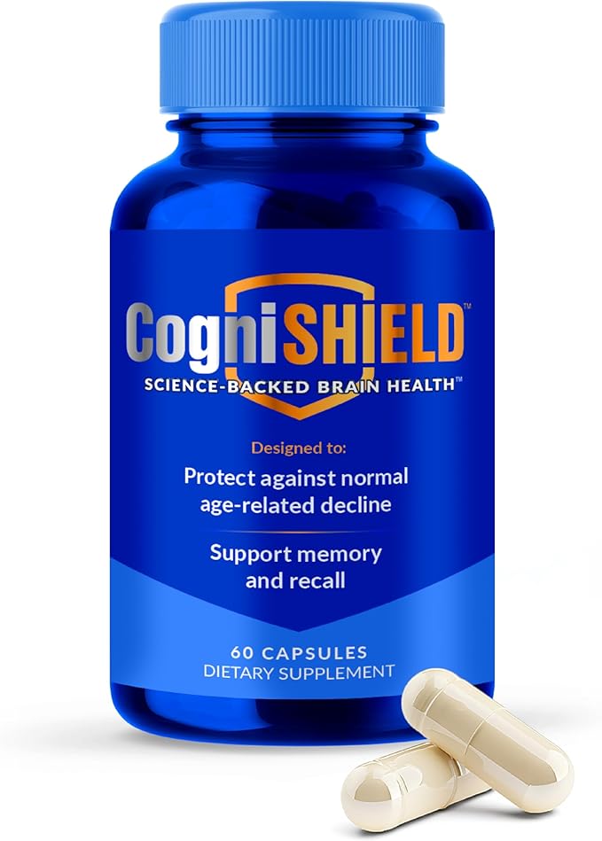 Brain Health Supplement - 60 Count - Support Strong Memory, Recall - Protect Against Normal Age-Related Cognitive Decline