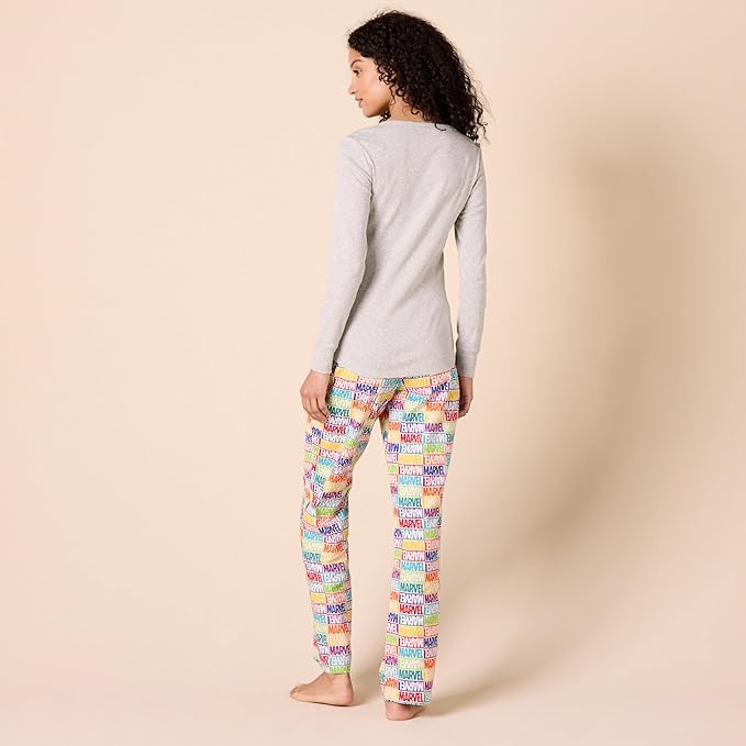 Amazon Essentials Disney | Marvel | Star Wars Women's Flannel Pajama Sleep Sets