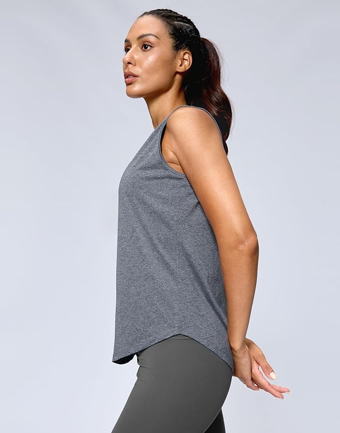 G Gradual Women's Workout Tank Tops Lightweight Sleeveless High Neck Athletic Shirts for Running Gym Tennis Pickleball