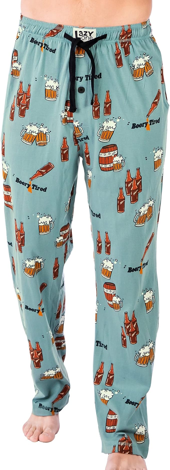 Lazy One Funny Ocean Pajama Pants For Men, Men's Separate Bottoms, Lounge Pants, Fishing PJs