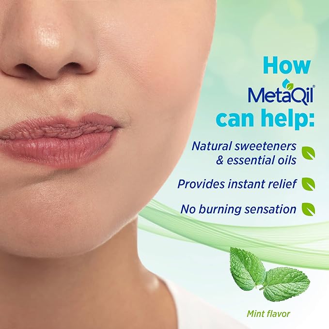 MetaQil Oral Rinse, Proven to Relieve Metallic, Bitter and Other Taste Disorders, Made from 8 Core Ingredients, Cools and Freshens Breath, Travel-Friendly Bottle, 1 Count