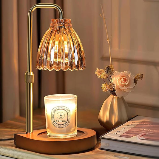 Candle Warmer Lamp with Timer Dimmer Adjustable Height for All Size Jar Candles, Electric Candle Warmer for Wax Melts for Mother in Law Gifts,Birthday Gifts & Home Decor Gifts for Women