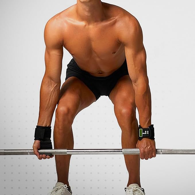 Weight Lifting Hooks – Heavy Duty Gym Straps for Deadlifts, Pull-Ups, Rows & Strength Training Secure Grip Support for Weightlifting, Powerlifting CrossFit Nylon & Neoprene Padding