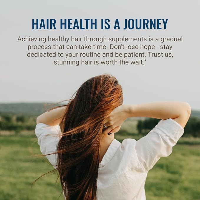 Live Conscious by Hair La Vie Revitalizing Blend Hair Vitamins with Biotin, Collagen and Saw Palmetto (2-Pack)