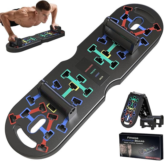 Push Up Board for Workout Equipment Strength Training,Home Gym Portable ABS Exercise Board,Professional Fitness Accessories for Beginners,Full Body Workout at Home