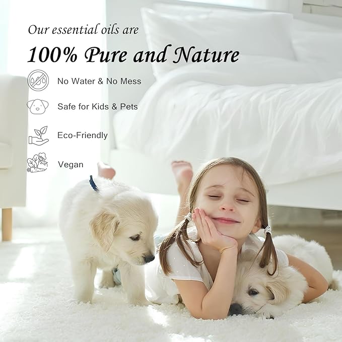 JCLOUD Smart Scent Air Machine for Home with Royal Serenity Inspired by Luxury Hotel Essential Oils 100ML, HVAC Scent Diffuser Cover Up to 2000 Sq. Ft with Cold Air Technology for Large Room