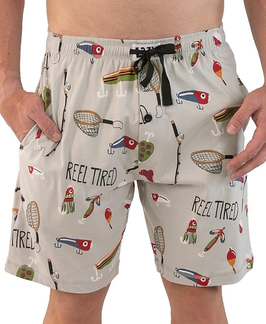 Lazy One Pajama Shorts for Men, Men's Pajama Bottoms, Sleepwear