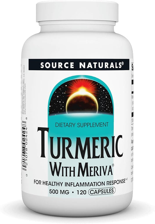 Source Naturals Turmeric with Meriva, 500mg - 120 Tablets