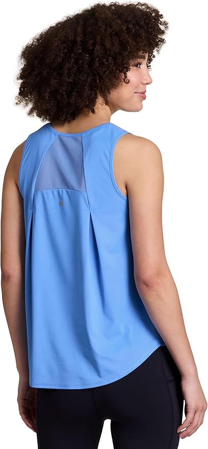 RBX Active Women's Workout Top with Breathable Mesh Panels, Quick Drying Gym Running Tank Top with Plus Sizes