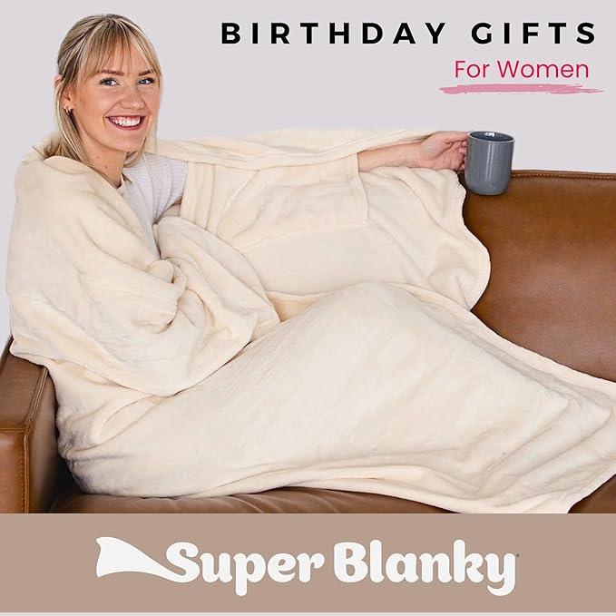 Wearable Blankets for Women, Adult Wearable Blanket Men, Top Christmas Gifts for Women, Wife Birthday Gift Ideas