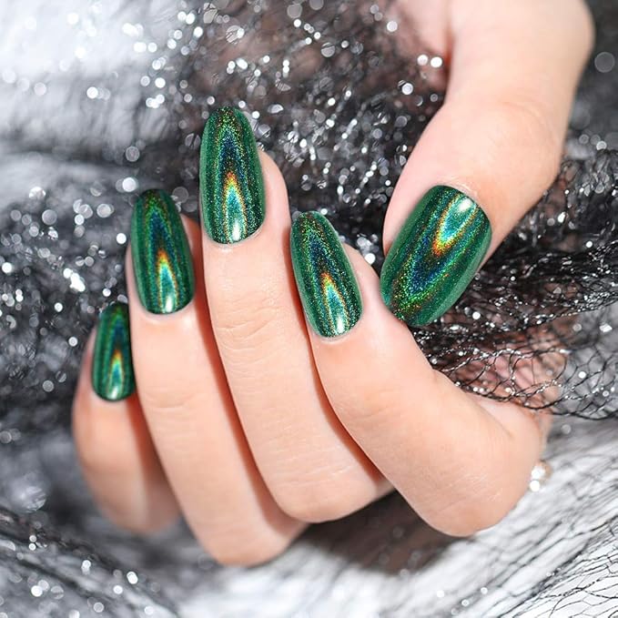 Artdone 36 Jars Chrome Nail Powder Nail Art Fimo Decoration Metallic Mirror Effect Holographic Aurora Chameleon Pigment Powder 1g/Jar Pearl for Resin Craft & Nail Art