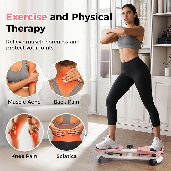 Ab Twister Board, Waist Twisting Machine for Exercise, Waist Trainer for Core Abs Exercise, Home Gym Workout Equipment for Women, Noiseless, 300 lbs Capacity