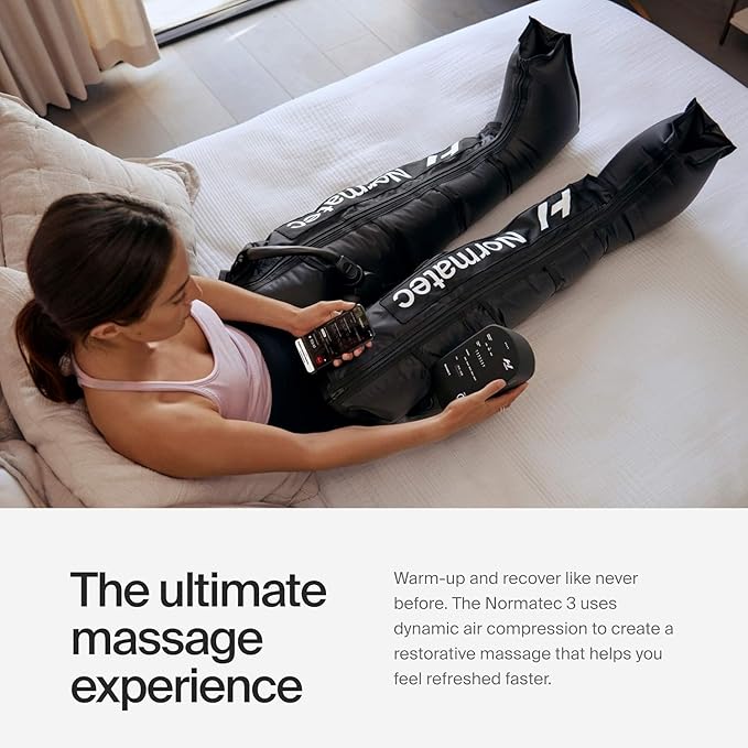 Hyperice Normatec 3 - Recovery System with Patented Dynamic Compression Massage Technology (Normatec 3 Standard Size Legs) FSA-HSA