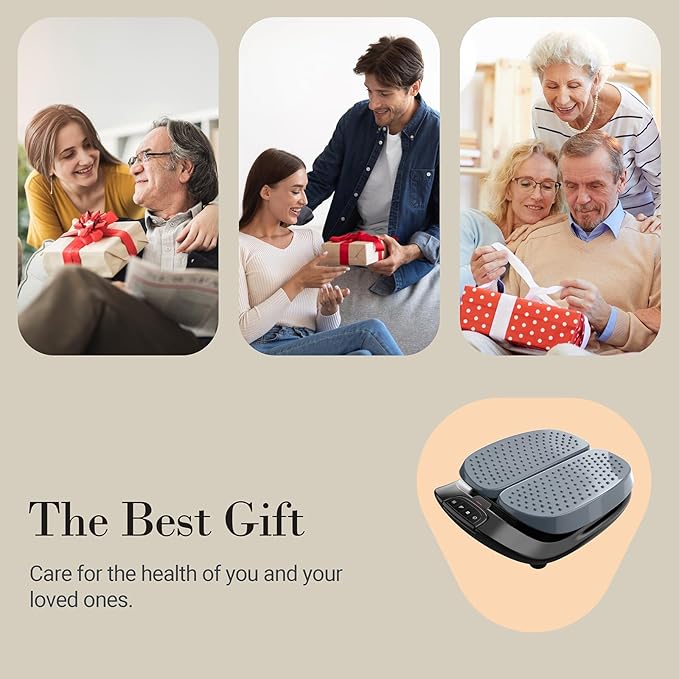 Foot Massager for Neuropathy, FSA Eligible HSA Adjustable Vibration Foot Massager with Heat & Remote Control, Electric Feet Massager for Legs Circulation, Plantar Fasciitis Pain, Stress Relief