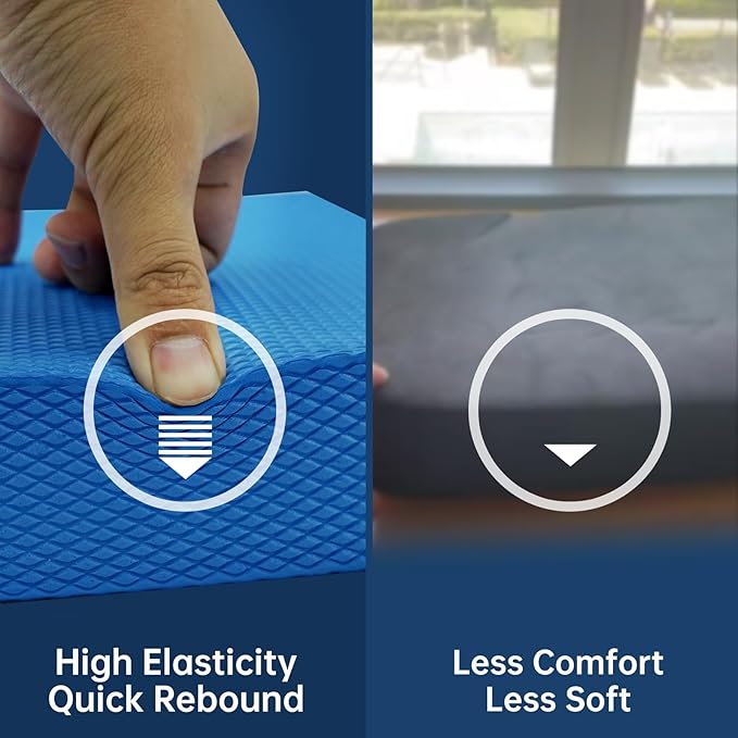 Balance Foam Mat for Physical Therapy Equipment & Strength Stability Training, Slip Resistant Foam Mat for Yoga, Pilates, Meditation