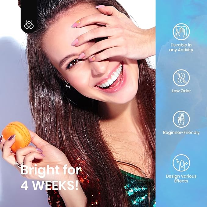 Beetles Blooming Gel Nail Polish HEMA Free, Blossom Gel Polish 1 Pcs 20ml with Nail Brush for Spreading Effect Marble Natural Stone Watercolor Floral Soak off U v DIY Nails Gifts for Women