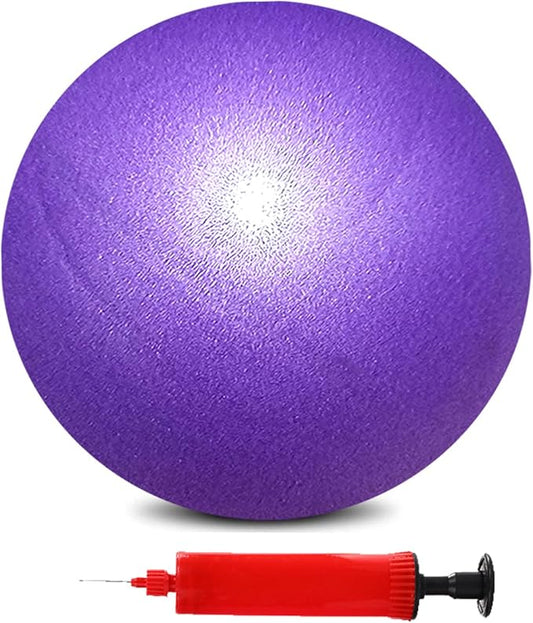 Mini Pilates Exercise Yoga Ball, 6 Inch Small Inflatable Exercise Yoga Ball,Core Training and Physical Therapy Equipment, with Pump