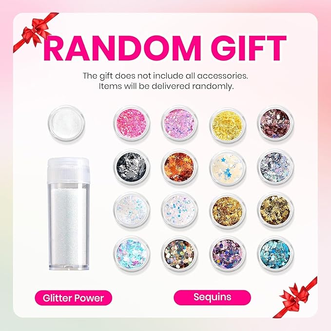 Beetles Gel Nail Polish Kit with U V Light - 34pcs Gel Polish Set 20 Colors Colorful Dreamscape Pro with Nail Tips & Base Matte Top Medium Coffin Press on Nails Accessories DIY Salon Gifts for Women