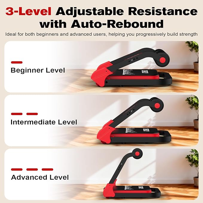 DERACY Sit Up Exercise Equipment, Adjustable Ab Machine, Multi-Functional Sit Up Machine, Ab Workout Equipment, Ab Trainer Machine for Women Men