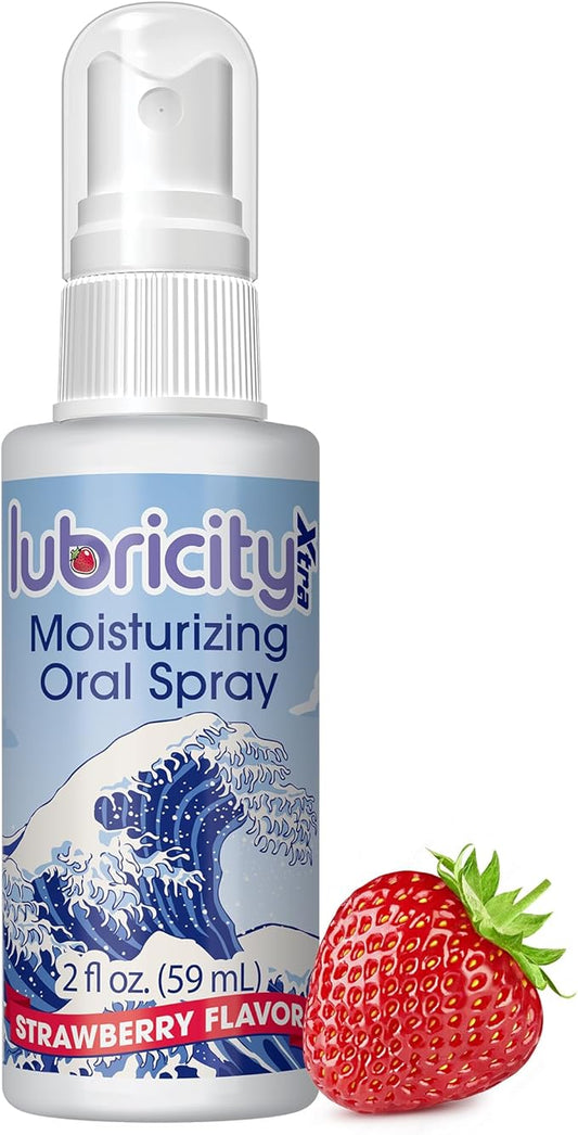 Dry Mouth Spray - Advanced Formula - Hyaluronic Acid and Xylitol, Saliva Substitute Moisturizing Oral Spray, The Most Satisfactory Solution in Dry Mouth Products (2 Fl. Oz., Strawberry)