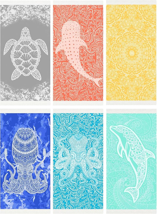 Turkish Beach Towel Quick Dry Absorbent Cotton Lightweight Thin Bathroom Bath Pool Swim Towels Extra Large Oversized Sand Free Beach Accessories Essentials Stuff Cloud Gift for Adults