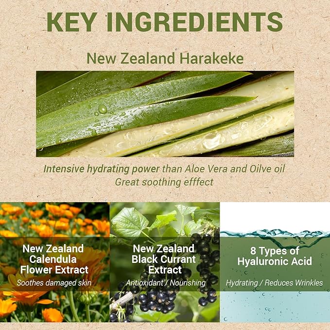 THESAEM Urban Eco Harakeke Ampoule 1.52 fl.oz. – Vegan Moisturizing Face Serum with Harakeke Extract and Hyaluronic Acid - Hydrating Ampoule to Strengthen Skin Barrier