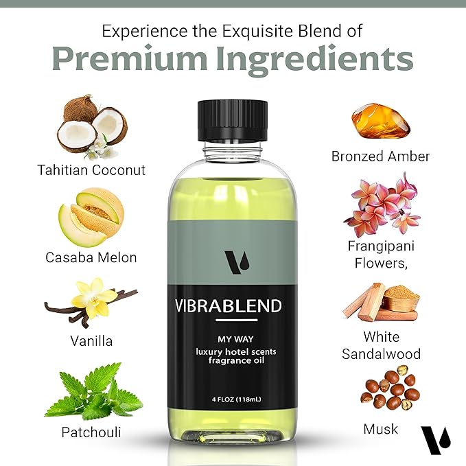 Hotel Fragrance Collection Diffuser Oil, Aromatherapy, Hotel Scent Oil Diffuser for Home, Scents for Home, Inspired by My Way