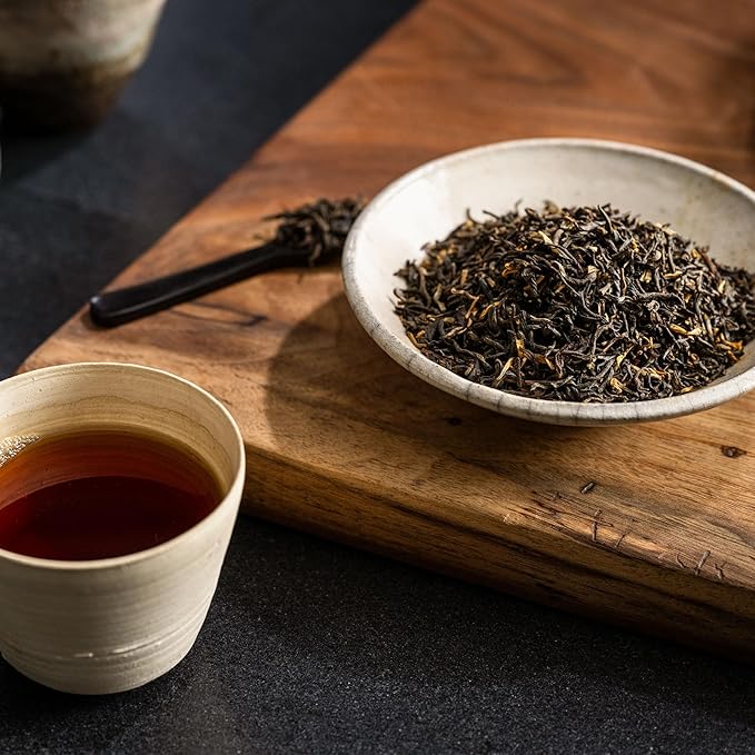 Rishi Tea Golden Yunnan Black Tea - Organic, Loose Leaf Tea, Smooth & Rich Ancient Chinese Tea, Energizing & Caffeinated - 4 Ounces, 14+ Servings