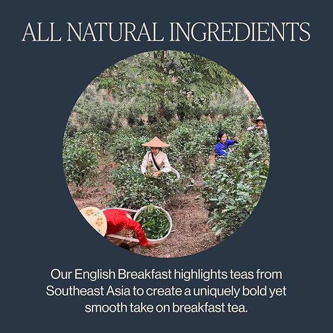 Rishi Tea English Breakfast Tea - Organic Loose Leaf Pure Black Tea, Energizing & Caffeinated, Ideal for Hot or Iced Tea - 16 Ounces, 45+ Servings