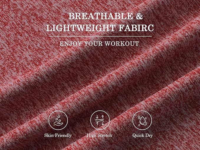 Kimmery Workout Tops for Women Long Sleeve Shirts for Women Quick Dry Line Decor Yoga Tops Sizes S-3XL