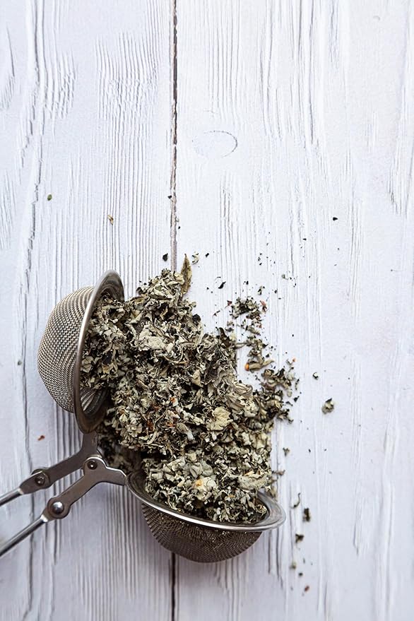 Raspberry Leaf Tea - 16Oz (REAL WILD HARVEST) | 100% USDA Certified ORGANIC | Loose Leaf (Rubus idaeus aka Wild Raspberry Leaves) Cut & Sifted