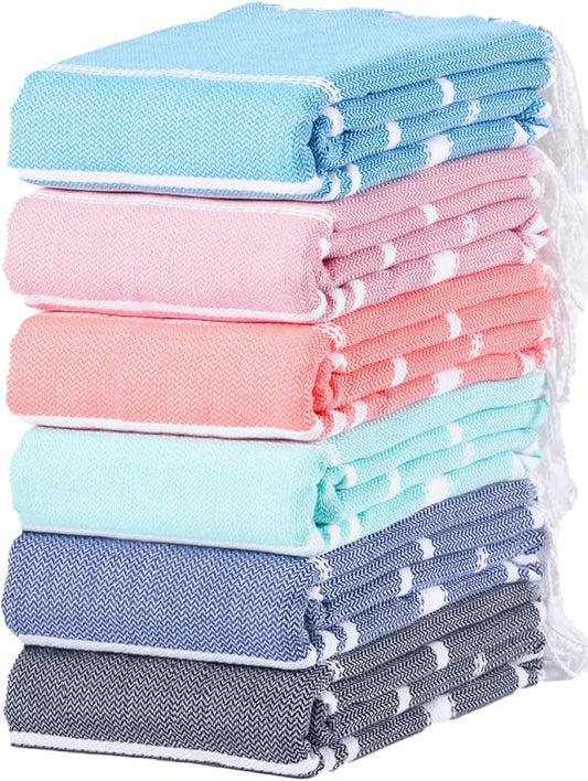 Thin Turkish Beach Towel Lightweight Quick Dry Absorbent Cotton Bathroom Bath Pool Swim Towels Extra Large Oversized Sand Free Beach Accessories Essentials Cloud Gifts for Adult