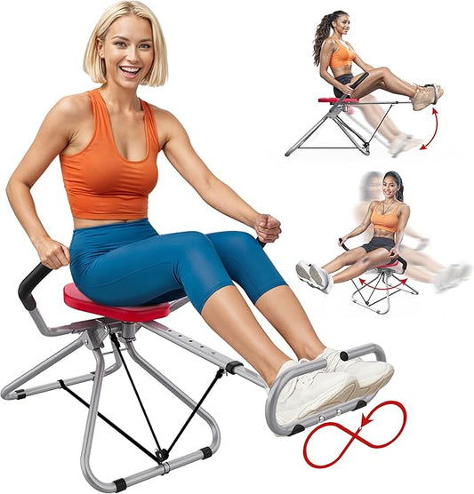 AB SWING INFINITY- Home Ab Workout Machine, Core Training Equipment, Multi-Functional Ab Exercise Trainer, Foldable for Easy Storage, Ideal for Home Gyms, Strength Training, and Fat-Burning Workouts
