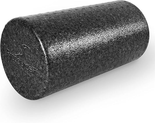 ProsourceFit High Density Foam Rollers 12 - inches Long, Firm Full Body Athletic Massage Tool for Back Stretching, Yoga, Pilates, Post Workout Muscle Recuperation