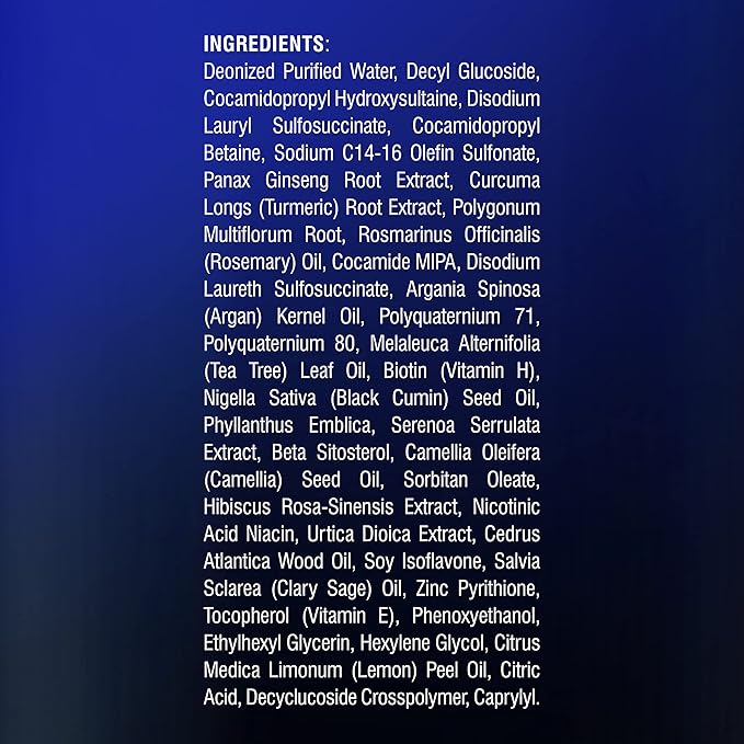 Majestic Pure Rosemary Oil Shampoo for Hair Growth - Volumizing & Nourishing Shampoo - with Vitamin E & Argan Oil - Sulfate Free, for Men & Women - 16 fl oz