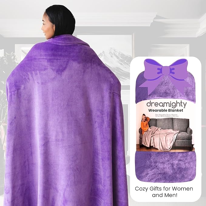 Wearable Blankets for Women, Adult Wearable Blanket Men, Top Christmas Gifts for Women, Wife Birthday Gift Ideas