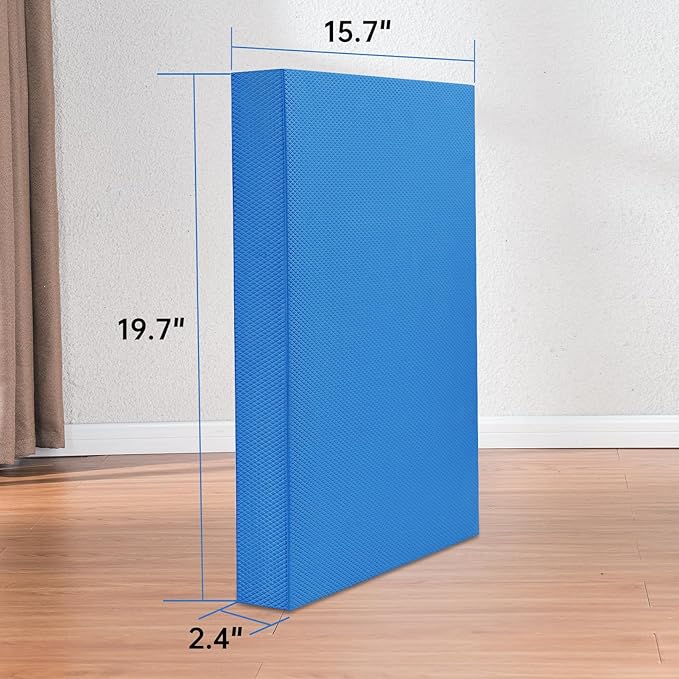 Balance Foam Mat for Physical Therapy Equipment & Strength Stability Training, Slip Resistant Foam Mat for Yoga, Pilates, Meditation