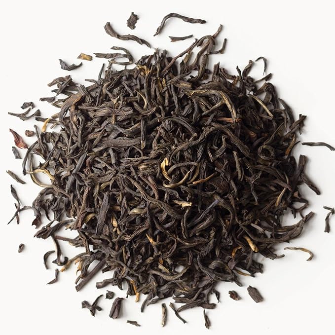 Rishi Tea China Breakfast Black Loose Leaf Tea - Organic, Robust & Caffeinated, Enjoy Hot or Iced - 4 Ounces, 12+ Servings