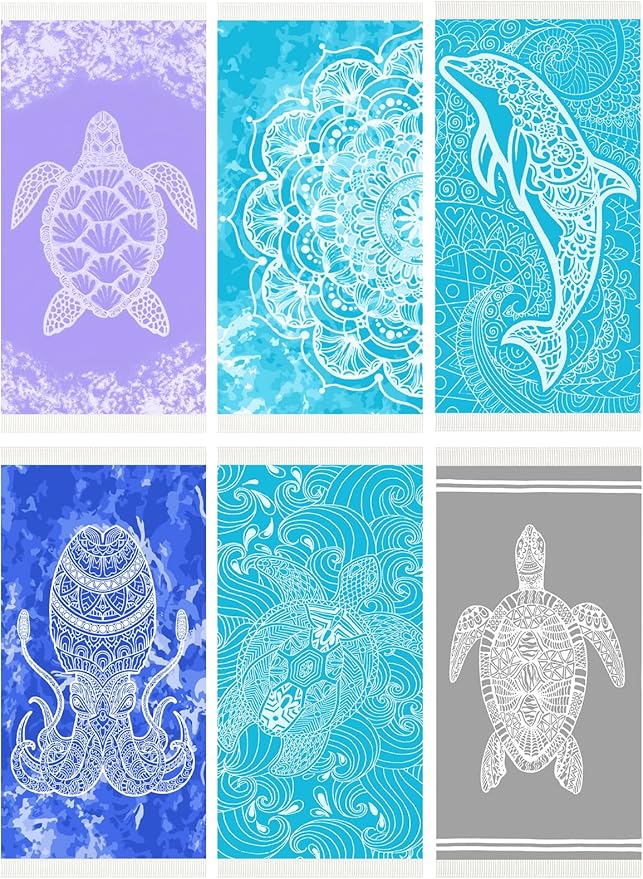 Turkish Beach Towel Quick Dry Absorbent Cotton Lightweight Thin Bathroom Bath Pool Swim Towels Extra Large Oversized Sand Free Beach Accessories Essentials Stuff Cloud Gift for Adults