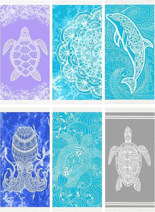 Turkish Beach Towel Quick Dry Absorbent Cotton Lightweight Thin Bathroom Bath Pool Swim Towels Extra Large Oversized Sand Free Beach Accessories Essentials Stuff Cloud Gift for Adults