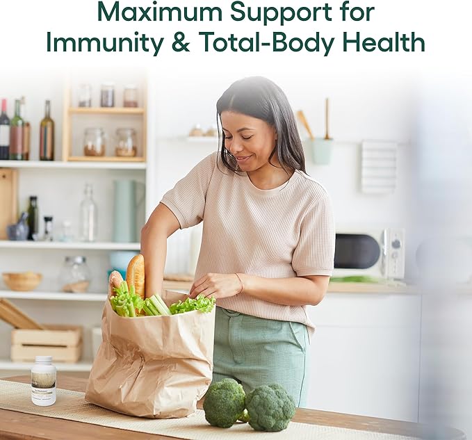 EcoNugenics Ten Mushroom Supplement: Daily Immune Support, 120 Capsules – Lion’s Mane, Reishi, Cordyceps, Turkey Tail – Energy, Gut Health, Liver, Kidney, Cholesterol & Nootropic Brain Support