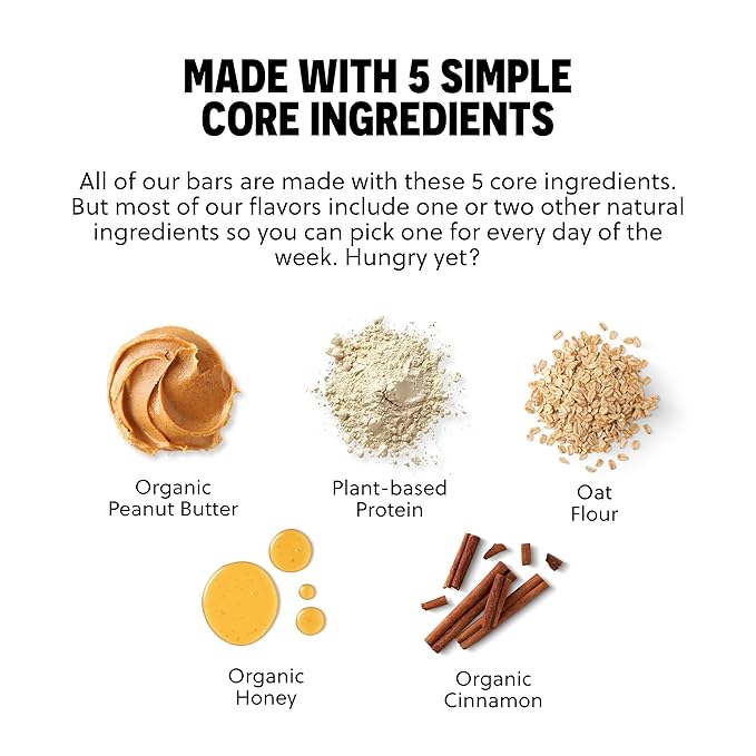 FROPRO Plant Protein Snack Bars - Plant Based Protein Bars, All-Natural, Gluten, Dairy, & Soy Free, High Protein Bars with Low Calories | Birthday Cake, 6 Pack