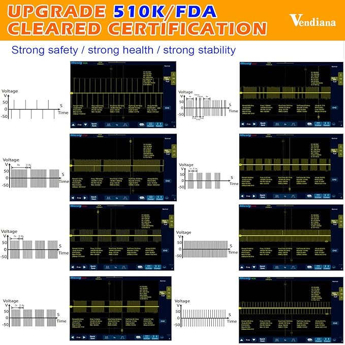 ABS Stimulator Muscle Toner Flex Fitness Belt for Arm, Foot and Waist - FDA Cleared AB Machine Abdominal Toning Ems Electro Stimulators Body Exercise Equipment Abdomen Home Office Workout