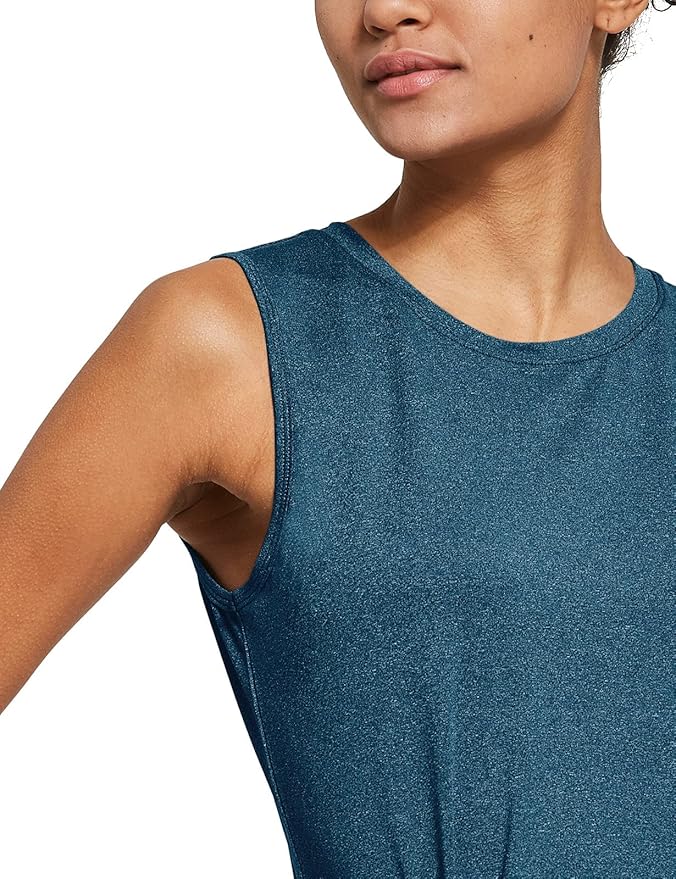 baleaf Workout Tank Tops for Women Sleeveless Running Athletic Loose Fit Yoga Tops Active Shirts Sports Gym Exercise