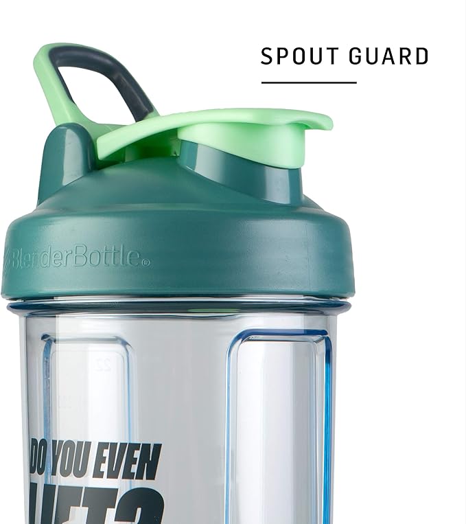 BlenderBottle Star Wars Shaker Bottle Pro Series Perfect for Protein Shakes and Pre Workout, 28-Ounce, Mandalorian & Child