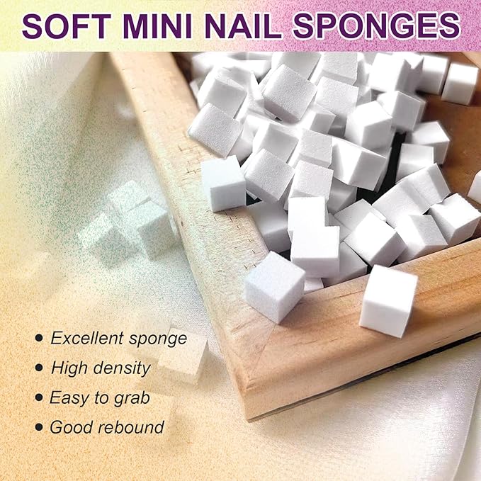 Gradient Painting Gel, 12 Ombre Gel Nail Polish with 100Pcs Nail Sponges &Tweezers for Pigment Pat Nails Aura Nails French Manicure Soak Off UV Long-lasting Set Palette Chiffon Hues