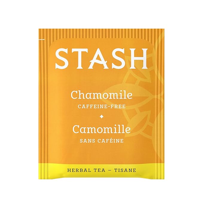 Stash Tea Chamomile Herbal Tea, Box of 100 Tea Bags