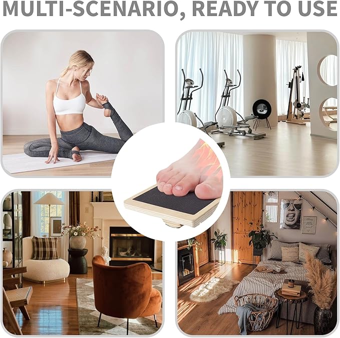 Adult Ankle Enhancement Trainer Single Leg Balance Board Suitable for Foot Sprain Yoga Stretch